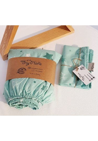 Tiny Plans Lastikli Bebek Çarşafı-yastık Kılıfı Takım 70x110 Cm