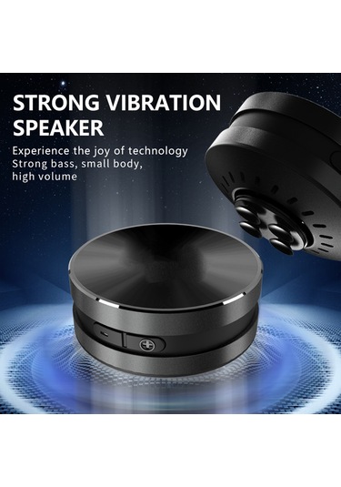 Maiyame Mt100 Kemik İletimli Bluetooth Hoparlör - 360 Stereo Ses, Taşınabilir Ve Yapışkan Tabanlı Kablosuz Hoparlör