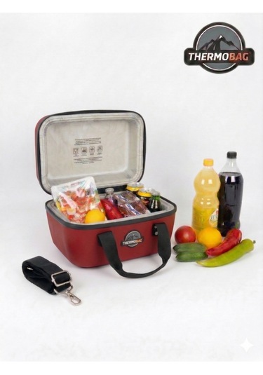 Thermobag 8lt Isı Yalıtımlı Soğutucu Termos Çanta Kırmızı