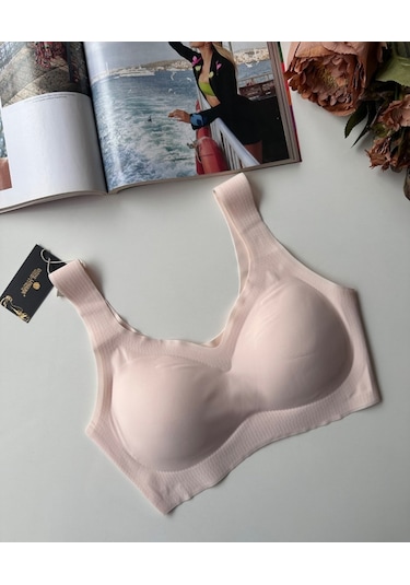 Carla Balensiz Dikişsiz Push-up Invisible Ice-silk Görünmez Süt Pudra