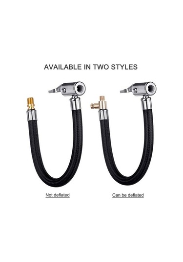 Novahub Dayanıklı Esnek Şişirme Adaptörü - Bisiklet, Motosiklet, Araç İçin Hızlı Kullanım