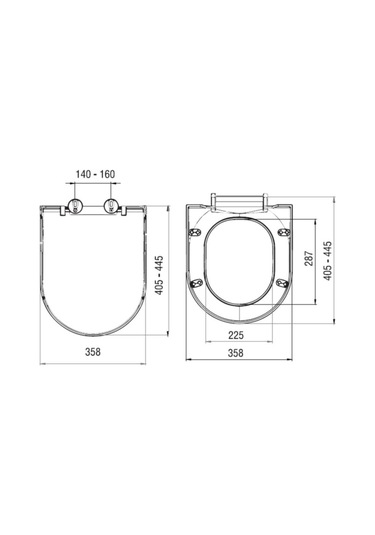 Nkp Slim Inci Yavaş Kapanan Amortisörlü Klozet Kapagı Kapak