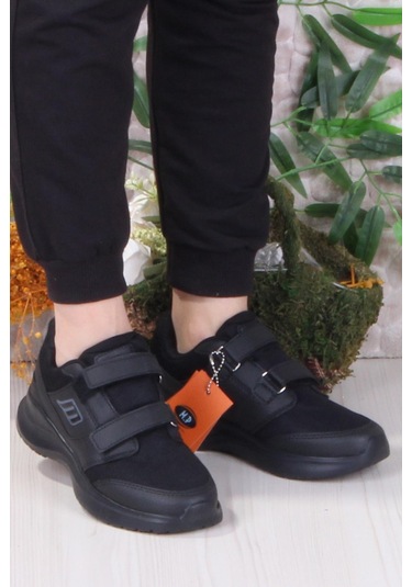 M.p Diana Rahat Hafif Cırtlı Kadın Sneaker Ayakkabı Siyah
