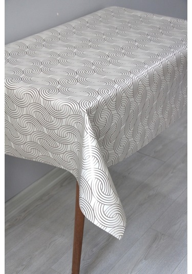 Astarlı Silinebilir Pvc Muşamba Masa Örtüsü 107-a-kahve