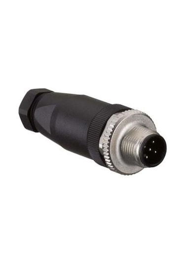 Zhong M12p-5a ,m12/5-pin Düz Erkek Soket