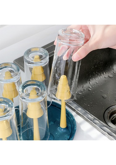 Kupa Kurutma Rafı Ve Fırça Şişe Kurutma Tutacağı Cam Tutucu Raf Kupa Tutucu Şişe Kurutma Tutacağı Kupa Depolama Rafı Mavi Kupa Kurutma Rafı Ve Fırça Şişe Kurutma Tutacağı Cam Tutucu Raf Kupa Tutucu Şişe Kurutma Tutacağı Kupa Depolama Rafı Mavi