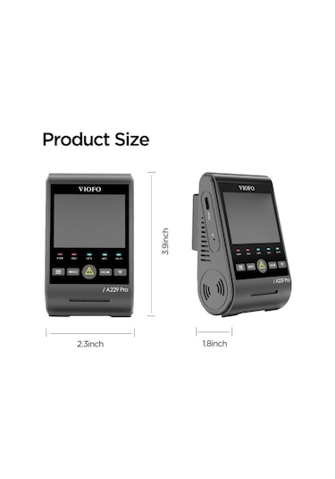 Viofo A229 Pro 4k Hdr Sony Starvis 2 Sensörlü Wi-fi Gps'li Araç K