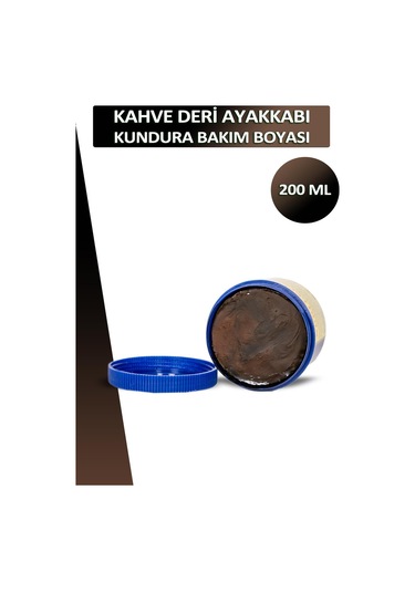 Bağcık + Nuri Leflef Deri Ayakkabı Kundura Bakım Boyası 200 Ml Set 001