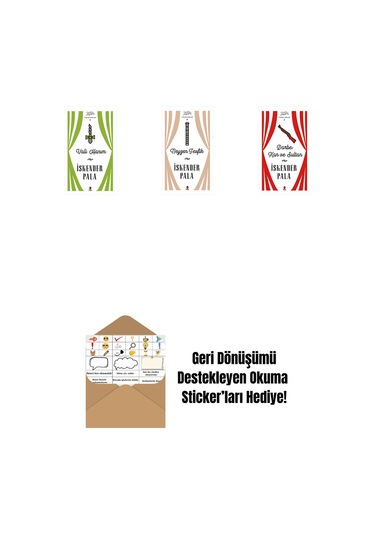Vali Hanım Ciltli + Neyzen Tevfik Ciltli + Darbe: Kan Ve Sultan Ciltli + Okuma Sticker'ları