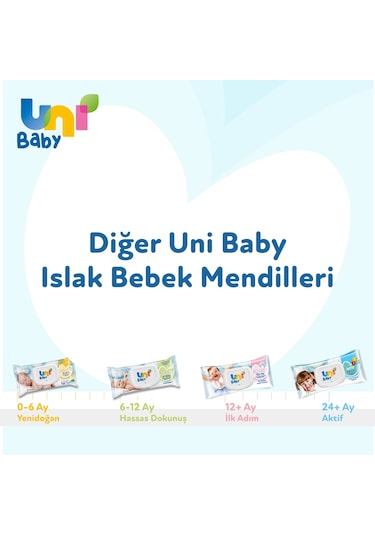 Uni Baby Aile Islak Mendil 24'lü  2160 Yaprak