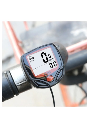 Bisiklet Hız Göstergesi Su Geçirmez Dijital Hız Ve Mesafe Ölçer