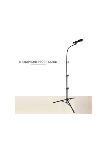 Pazly Bilgisayar Standı Mikrofon Zemin Standı, 180 Ayarlanabilir Klips, Kolay Kurulum, Çizilmeye Dayanıklı Metal Stand