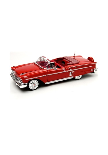 Model Araba Motormax 1 24 1958 Chevy İmpala - Kırmızı