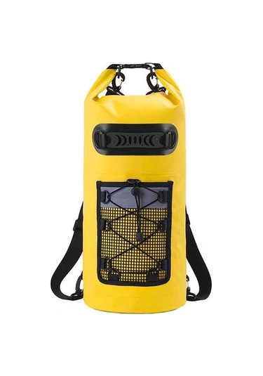 Tongxida 20l Pvc Su Gezdirme Çantası - Kumsal, Yüzme İçin Kuru Çanta Sarı Sarı