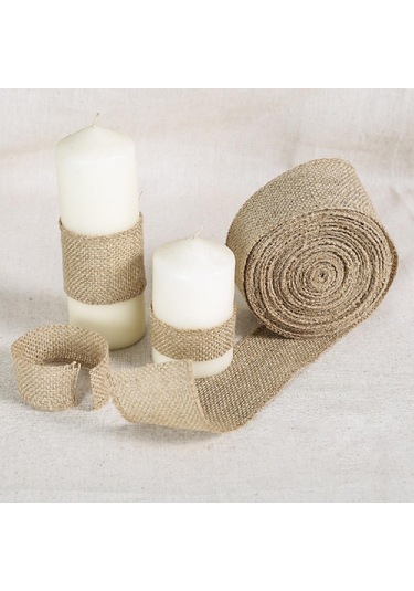 Suntek Craft Şerit Rulo 6 Inç Geniş Dekoratif Çuval Bezi