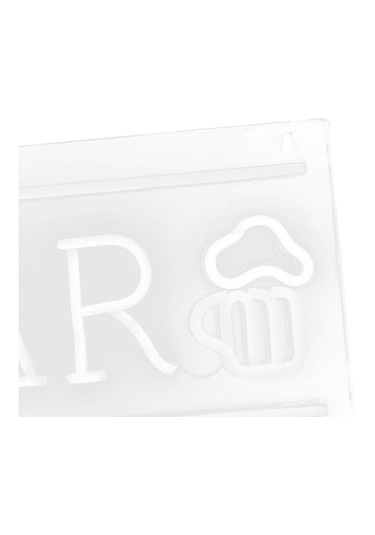 Homyl Ev Bar Için Neon Tabelalar Led Usb Dekoratif Işık Dekoru Beyaz Çok Renkli