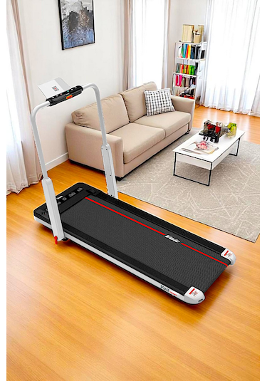 Voit Trendfit Geniş Yürüyüş Alanı ve Darbe Emici Zeminli Katlanabilir Koşu Bandı - Siyah