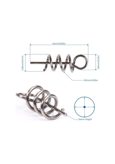 Novahub Balık Tutkunları İçin 50 Adet Paslanmaz Çelik İğne Seti 14mm, Hızlı Montaj İğneler