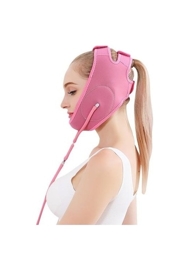 Hava Basın Up Kemer Ince Yüz Bandaj V Hattı Yanak Çene Kemer Yüz Şekil Şekillendirici Için Cilt Bakımı Güzellik Aracı Ev Kullanımı Güzellik Cihazları Nplovm Pembe