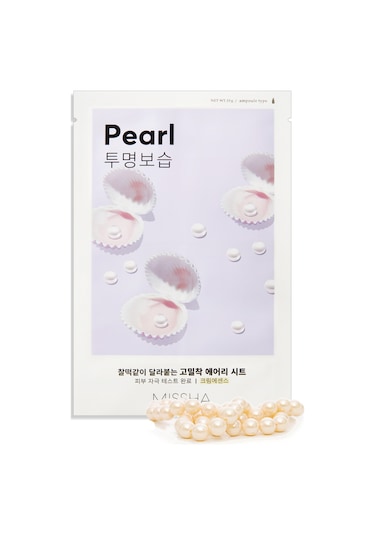Missha Airy Fit Sheet Mask Pearl İnci Özlü Aydınlatıcı ve Nemlendirici Yaprak Maske 1 Adet