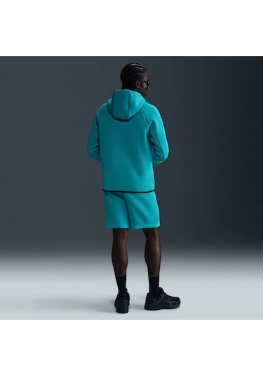 Nike Fleece Windrunner Tam Boy Fermuarlı Erkek Ceketi-sportxoutlet Mavi