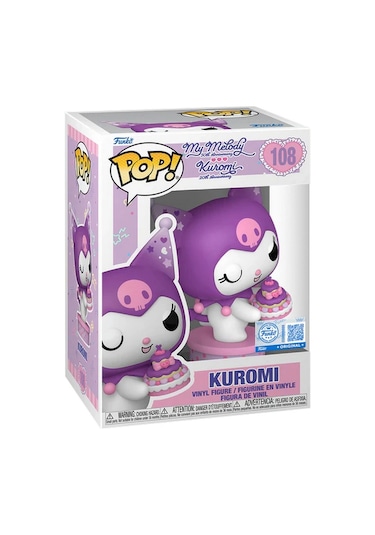 Funko Pop Sanrio: Kuromi With Cake 20th Anniversary Special Edition