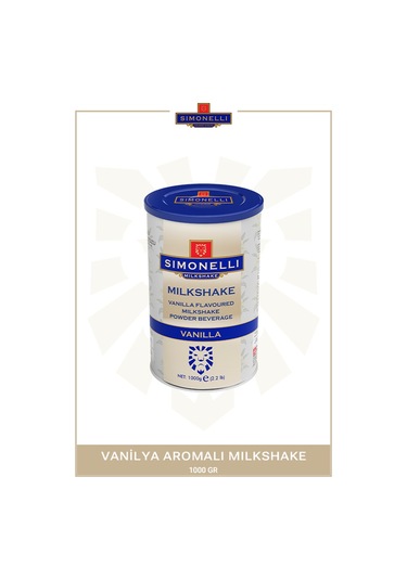 Simonelli Vanilyalı Milkshake 1 KG