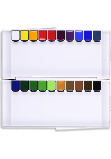 Mijello Mission Silver Class Tablet Sulu Boya 20 Renk