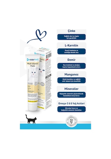 Onevet Multi Vitamin Paste Kedi Maltı 100 Gr