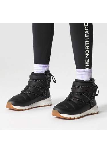 The North Face Thermoball Lace Up Waterproof Kadın Siyah Bot NF0A5LWDR0G1 Siyah