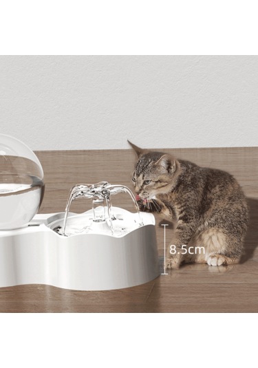 Econicword Otomatik Evcil Hayvan İçme Çeşmesi Köpek Kedi 2300 ML