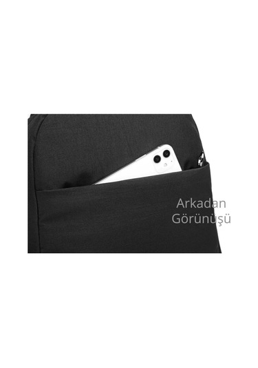 Nano Metalik Kumaş Kadın Sırt Çantası Smart Bags 3086 K.Gri