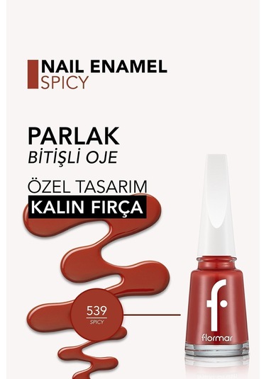 Flormar Nail Enamel Parlak Bitişli Oje 539