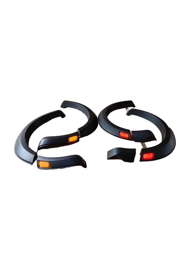 2022+ 2024 Ranger Wiltrak T9 Uyumlu Çamurluk Dodıklerı 6 Parça Ledli Mat Siyah