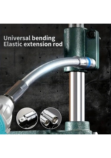 Evrensel Elektrikli Anahtar Soketi, 3 Sayımlı Bükülebilir Esnek Şaft