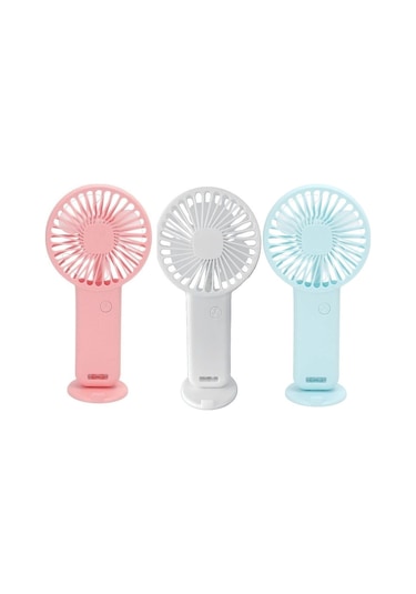 3 Adet Mini Fan,telefon Tutucu,portatif El Vantilatörü Asorti 9,3x19cm