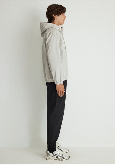 Mavi - Kapüşonlu Gri Sweatshirt 0211155-70144 Gri