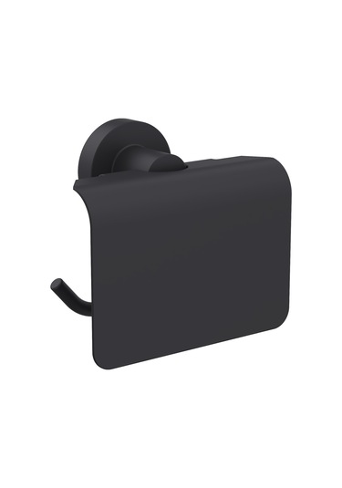 Line Bathroom Master Tuvalet Kağıtlık 128615 Mat Siyah Siyah