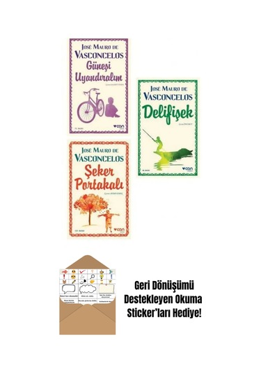 Şeker Portakalı 3 Kitap Set + Okuma Sticker'ları