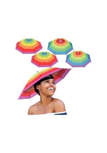 Kafa Şemsiyesi Gökkuşağı