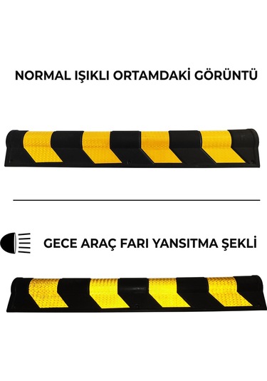 Otopark Kolon Köşe Koruyucu İmalatı Oval Kauçuk Köşe Koruyucu 2 Adet