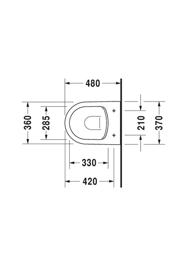 Duravit D-neo Rimless Kanalsız Asma Klozet, Kısa Yavaş Kapanır Kapak Dahil 2587390075 Beyaz