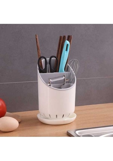 Dancemonkey Kaliteli Mutfak Kaşığı Saklama Kutusu Beyaz