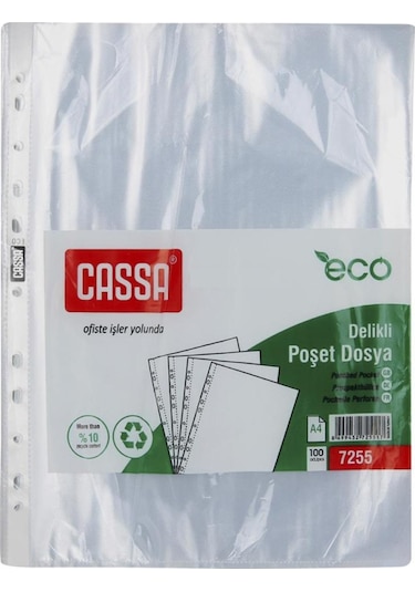 Cassa 7255 Poşet Dosya 10 x 100 Adet