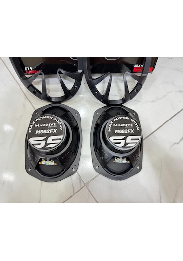 Ms-m692fx Deprem Serisi Oval 6x9 Oto Midrange Hoparlör Çifti 600w