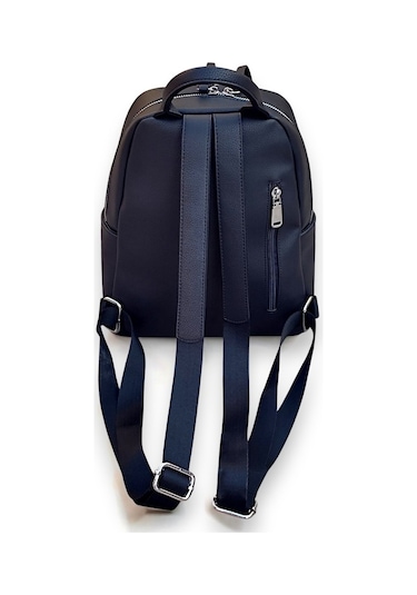 Kadın Deri Sırt Çantası Çok Gözlü 8683255013753 Siyah