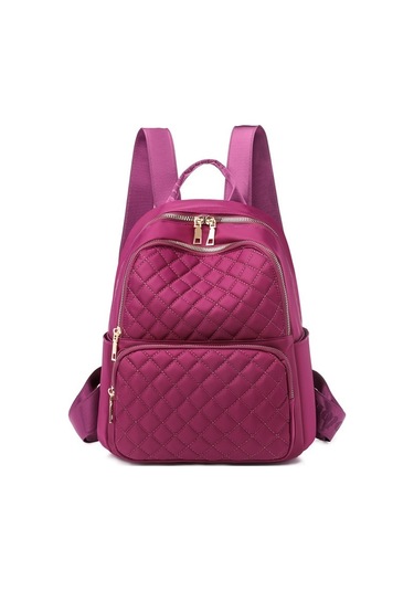 Nakış İpliği Eşkenar Dörtgen Tüm Maç Sırt Çantası Okul Gezisi mor