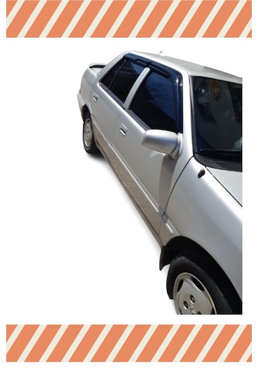 Hyundai Excel Tüm Modellerine Özel 4'lü Mügen Tip Cam Rüzgarlığı