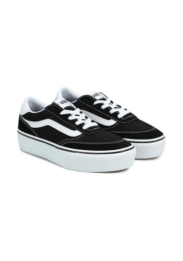 Vans Brooklyn Ls Platform Siyah Kadın Sneaker 000000000102233309 Siyah