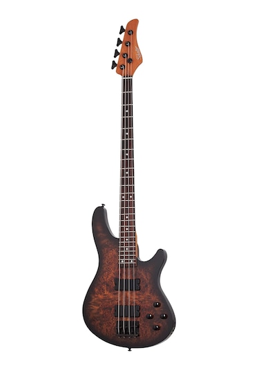 Schecter C-4 Standard Bas Gitar Tobacco Burl